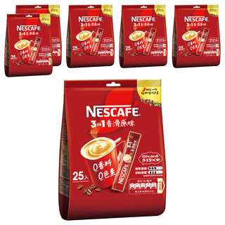 NESCAFE 雀巢咖啡 三合1, 15g, 25包, 6袋