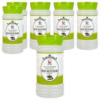 飛馬 粗粒純黑胡椒, 300g, 6罐