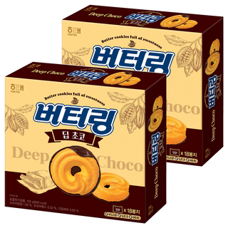 HAITAI 海太 巧克力奶油風味曲奇餅乾, 155g, 2個