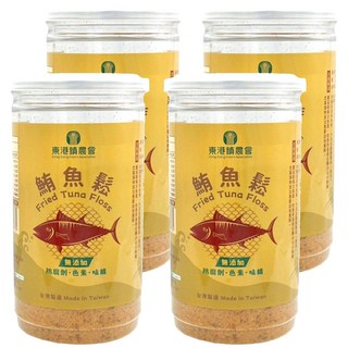 東港鎮農會 鮪魚鬆 (無添加防腐劑 色素 味精), 300g, 4罐