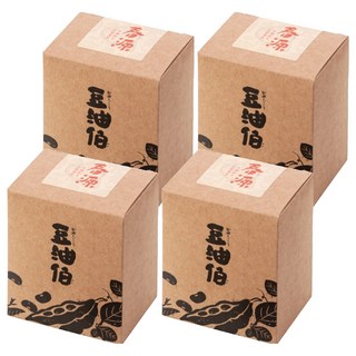 豆油伯 春源釀造醬油 隨身包 6入 台灣黑豆 台灣小麥釀造 無麩質不含碘, 90ml, 4盒