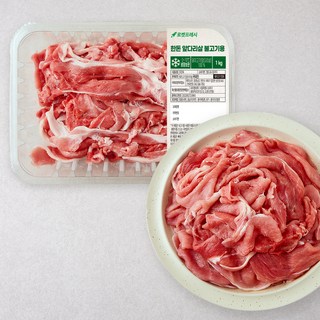 한돈 앞다리살 불고기용 (냉장), 1kg, 1개