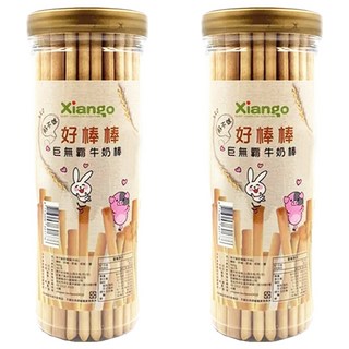 Xiango 匠菓子 阿不就好棒棒 巨無霸牛奶棒, 360g, 2罐