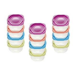 EASY&FREE Matcook 四色多功能保鮮盒組, 1組, 12 個容器 + 12 個蓋子