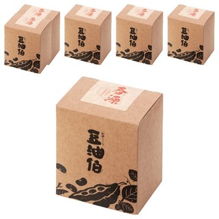 豆油伯 春源釀造醬油 隨身包 台灣黑豆 台灣小麥釀造 無麩質不含碘, 90ml, 6盒