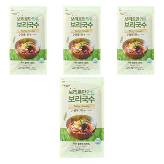 只使用孝元大麥的大麥麵, 500g, 4包