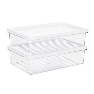 Changsin Living 昌信生活 SENSE 冰箱全系列收納盒 6號組, 可堆疊節省空間, 適用冷藏冷凍, 2個, 1組