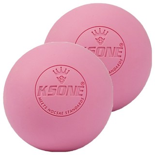 KSONE 筋膜按摩球, 2個, 粉色
