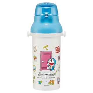 Skater AG彈蓋直飲水壺, 哆啦A夢, 480ml, 1個