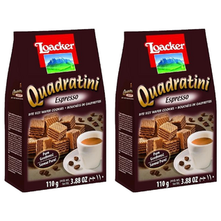 Loacker 萊佳哈斯 義式濃縮咖啡味, 110g, 2包