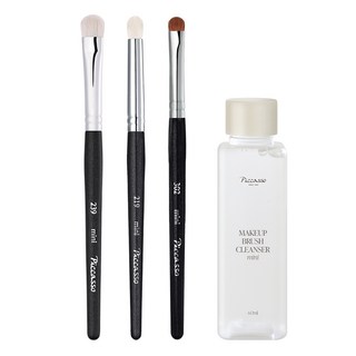 畢加索眼影刷迷你219+239+302+迷你潔面, 混色, 1組