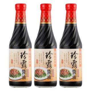 丸莊醬油 珍露醬油 百年老店 天然豆麥釀造, 430ml, 3瓶