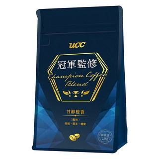 ucc 冠軍監修甘醇橙香咖啡豆, 咖啡豆(無研磨), 225g, 1包