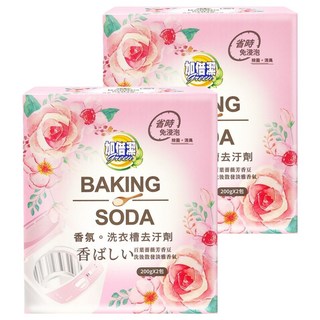 加倍潔 洗衣槽去汙劑 活氧除菌 免浸泡 百葉薔薇香氛, 400g, 2盒