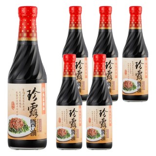 丸莊醬油 珍露醬油 百年老店 天然豆麥釀造, 430ml, 6瓶