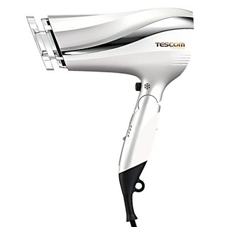 TESCOM TID2200TW 防靜電吹風機, 1500W大風量速乾，修護離子技術, 珍珠白