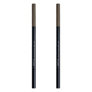 Solone 天生好手極細三角眉筆 EX, 03 淺栗棕, 2支