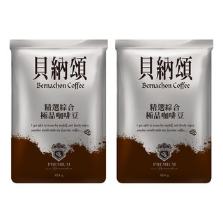 味全 貝納頌咖啡豆 精選綜合, Whole Bean, 454g, 2包