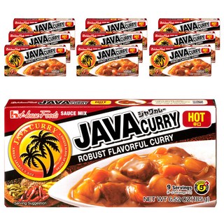 House 爪哇咖哩塊 辣味, 185g, 10盒