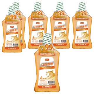 T.KI 白人 蜂膠漱口水, 720ml, 6瓶