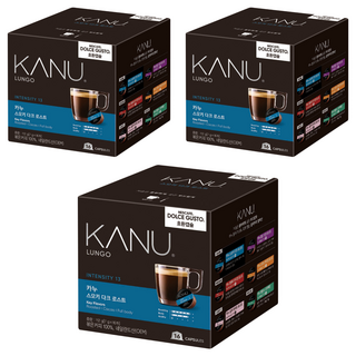 카누 스모키 다크로스트 돌체구스토 호환 캡슐커피, 7g, 16개입, 3개