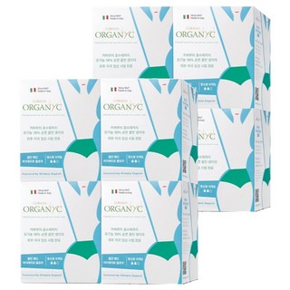 ORGANYC 마더레이트 플로우 생리대 날개형, 소형, 10개입, 8개