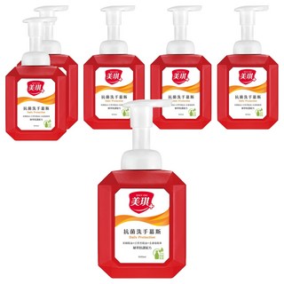 美琪 抗菌洗手慕斯, 500ml, 6瓶