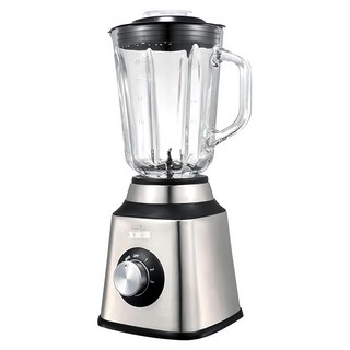 大家源 1.5L 碎冰玻璃杯果汁機 TCY-673501, 6片式刀組, 四段調速, 不鏽鋼機身外殼