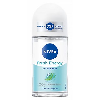 NIVEA 妮維雅 止汗爽身乳液 清新舒涼, 50ml, 1件