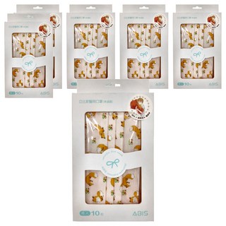 ABIS 成人平面醫用口罩 17.5 x 9.5cm 廠長大人監修中, 小狐狸, 10片, 6盒