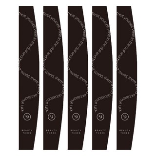 BEAUTY THREE 永和三美人 180/280 亮甲拋光棒, 黑色, 5件