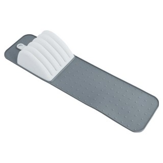 cofv Pad&廚房刀具架刀墊, 1個, 灰色 + 白色