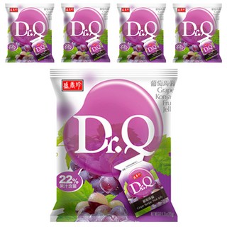 盛香珍 Dr.Q葡萄蒟蒻, 265g, 5袋