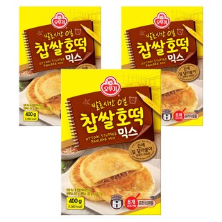 OTTOGI 不倒翁 糯米熱糕混合物, 400g, 3個