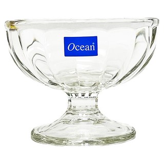 Ocean PROFESSIONAL 直紋冰淇淋杯 205毫升 玻璃材質, 2個