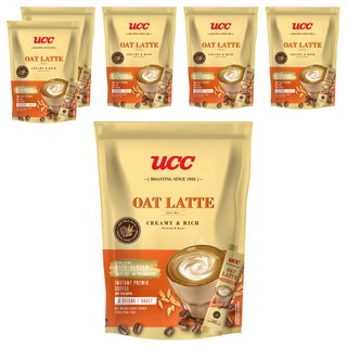 UCC 嚴選香醇燕麥拿鐵三合一, 適合素食者, 冷熱皆宜, 23g, 8入, 6袋