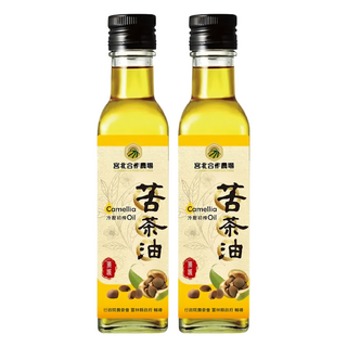 宮北合作農場 冷壓初榨苦茶油 250ml 台灣在地苦茶籽冷壓初榨 保留原始風味與營養 適用多種烹調方式, 2瓶