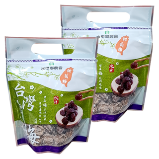 水里鄉農會 台灣梅 甜菊, 低熱量 健康零食 酸甜平衡, 200g, 2包