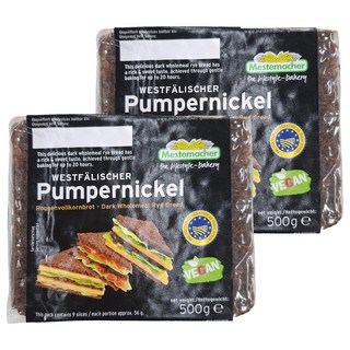 Mestemacher 麥大師 德國裸麥粗麵包, 2個, 500g