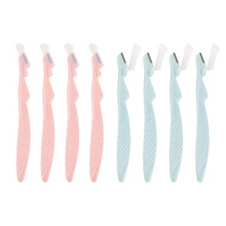 NIKKEN 1/2 眉刀 2p, 桃色，天藍色, 4組