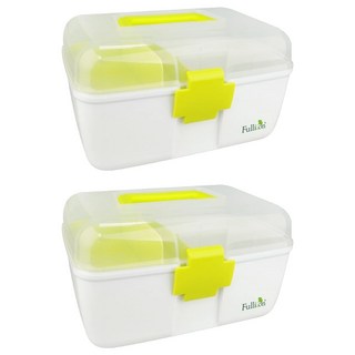 Fullicon 護立康 保健醫藥箱 FB003-G 24.8 x 18.5 x 14.5cm 草綠色, 2個