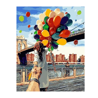 ArtLife 藝術生活 數字油畫DIY DT152, 追隨幸福, 1組