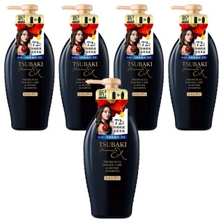 TSUBAKI 思波綺 髮研修護洗髮乳EX 450ml, 5瓶