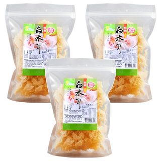 茂喜食品 特級白木耳, 進口嚴選 無農藥殘留 無添加防腐劑及色素 工廠通過HACCP及ISO22000認證, 75g, 3包