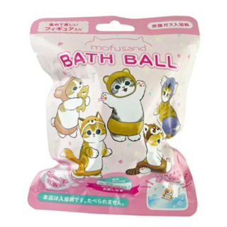 SHOBIDO 粧美堂 MOFUSAND 沐浴球 內附玩具, 5種玩具, 適用年齡: 6歲以上, 75g, 1個
