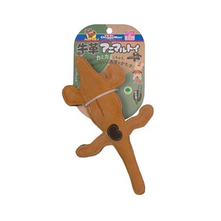 DoggyMan 多格漫 牛革互動潔齒玩具 犬用, 鱷魚 咖啡色, 1個