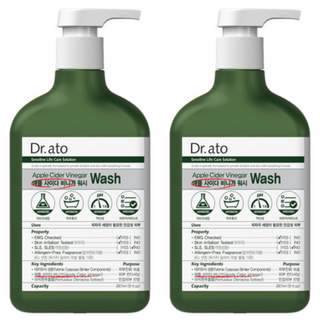 Dr.ato 蘋果醋潔膚露, 267ml, 2瓶