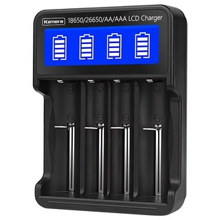 Kamera 佳美能 L465 液晶四槽充電器 適用18650/26650/AA/AAA電池, 1個