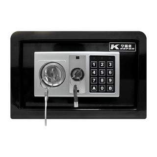 KEEPER SAFE BOX 守護者保險箱 小型雙鑰匙密碼保險箱 黑色