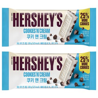 HERSHEY'S 好時 巧酥可可 25% More Cookies, 100g, 2片
